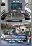 4k Projector Screen With Tripod