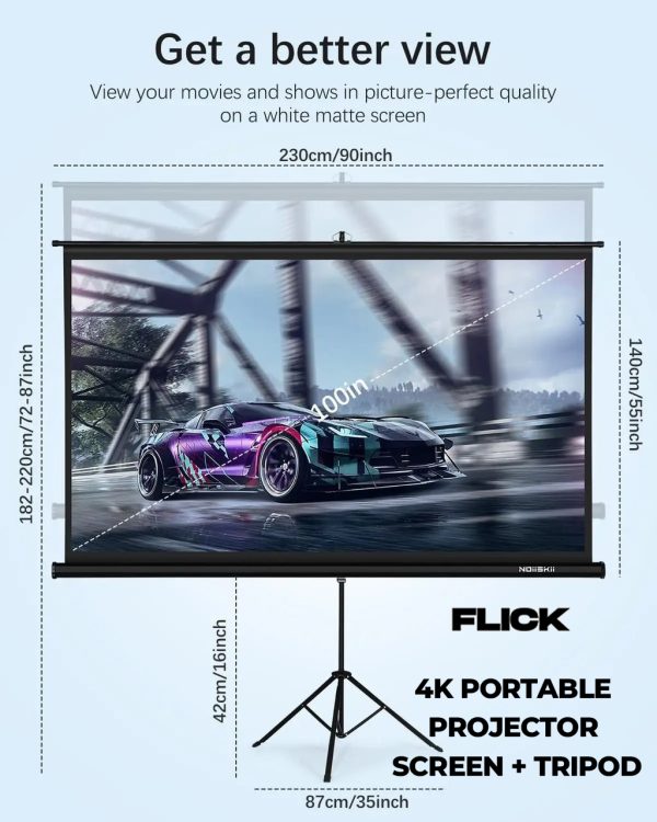 4k Projector Screen With Tripod