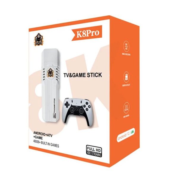 Flick Game & TV Stick (2 wireless Controllers & Remote)